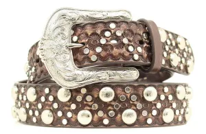 1 1/2'' Embossed Nailhead Belt