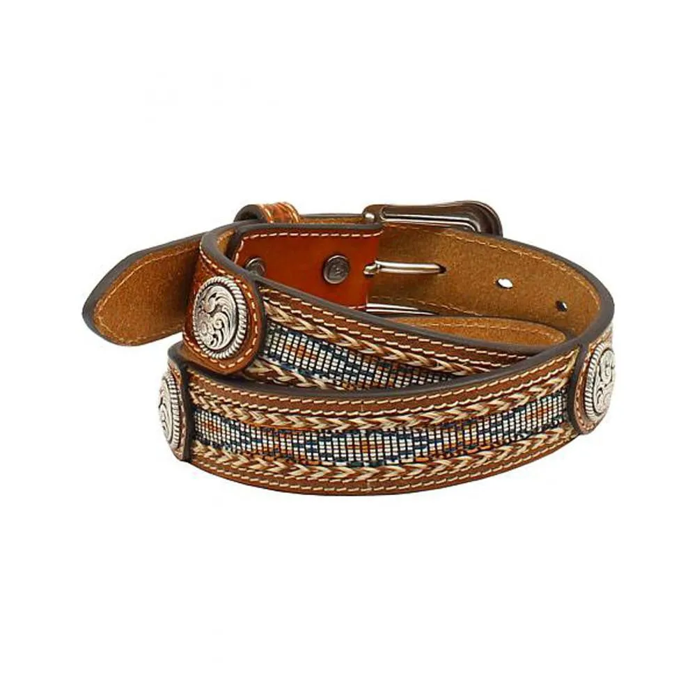 1/4'' Ribbon Inlay Concho Belt