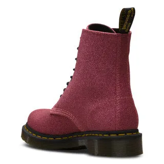 1460 Pink Pascal Fine Glitter Boots