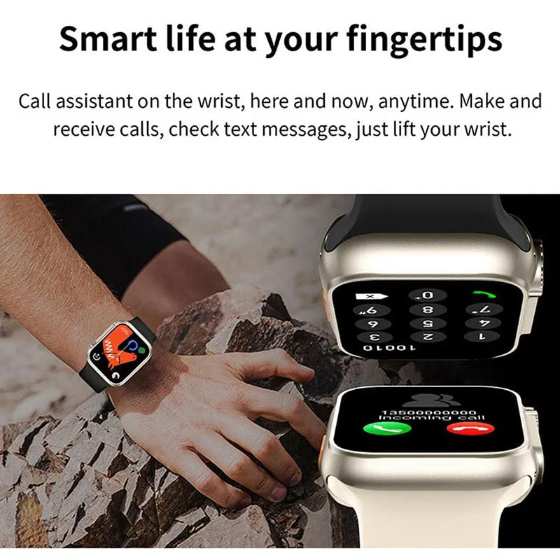 2023 Series 8 Ultra Smart Watch ***BUY 1 GET 1 FREE*** (Unisex, Wireless Charging)