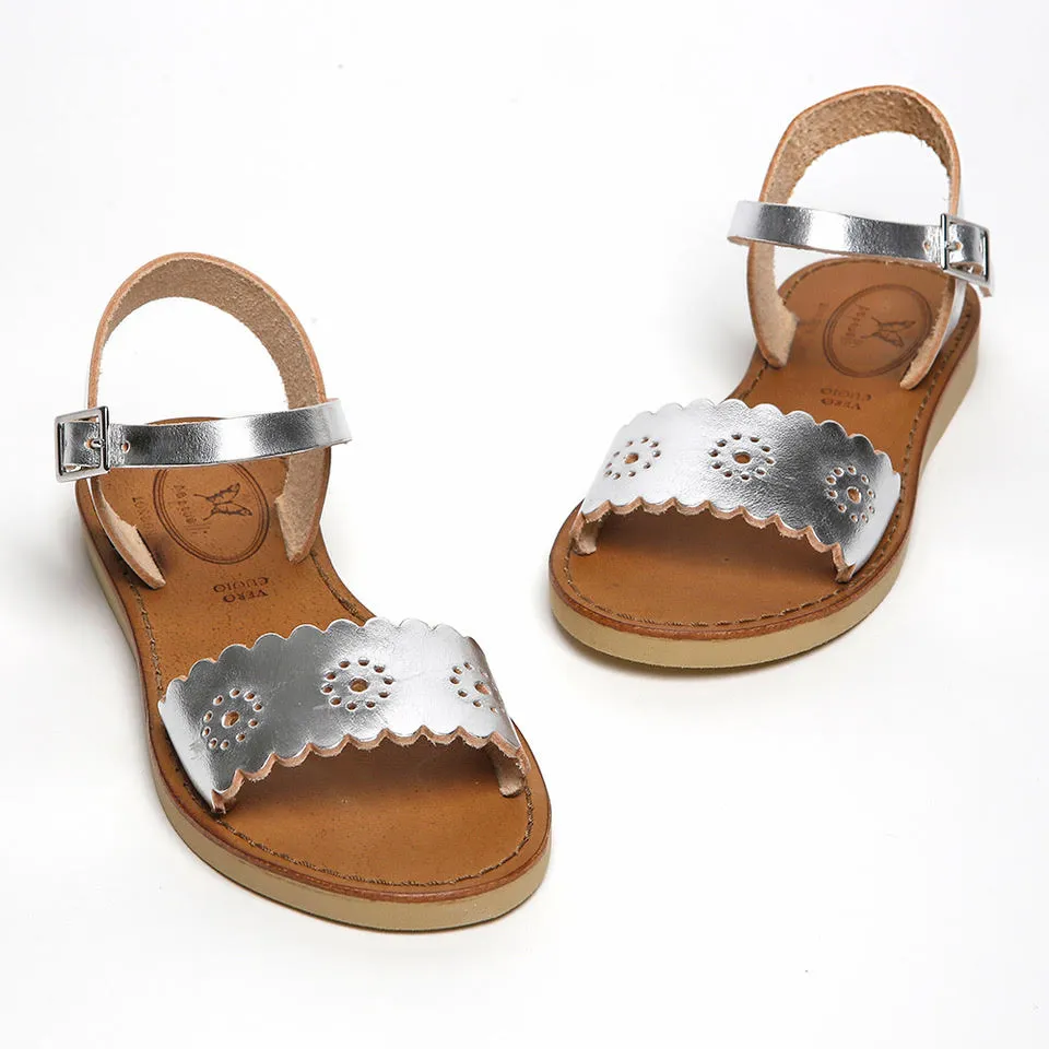 Anais Silver Metallic Sandal