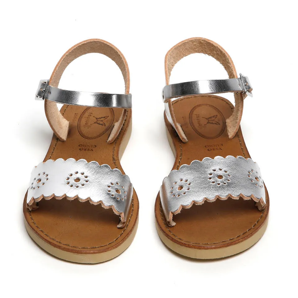 Anais Silver Metallic Sandal