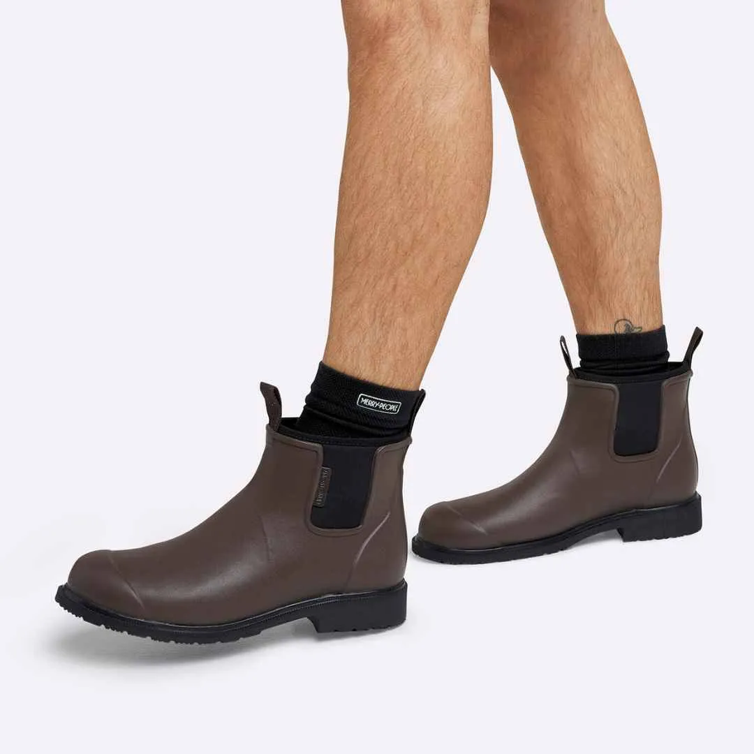 Bobbi Rain Boot // Chocolate & Black