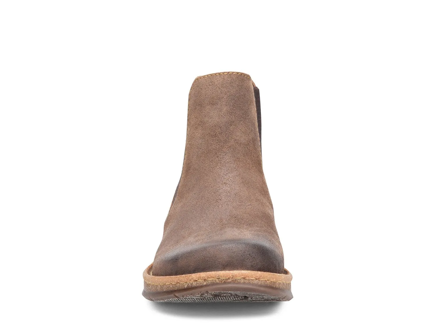 Born Brody Chelsea boots suede, gray-brown