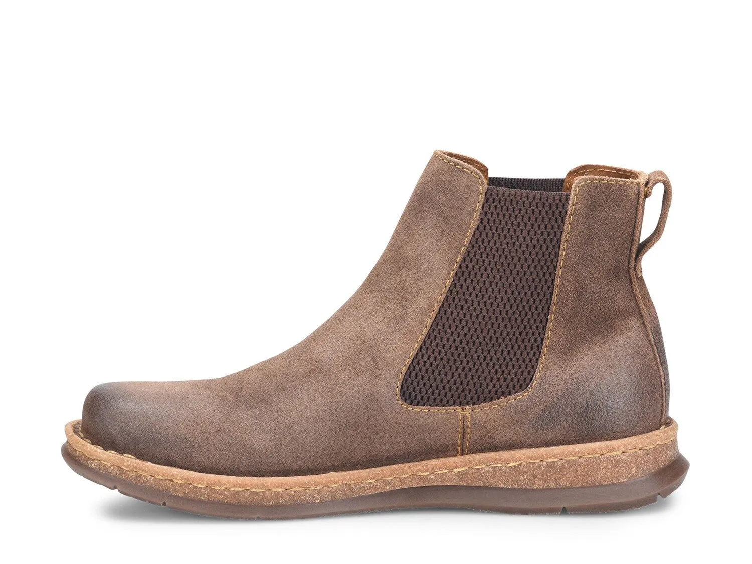 Born Brody Chelsea boots suede, gray-brown