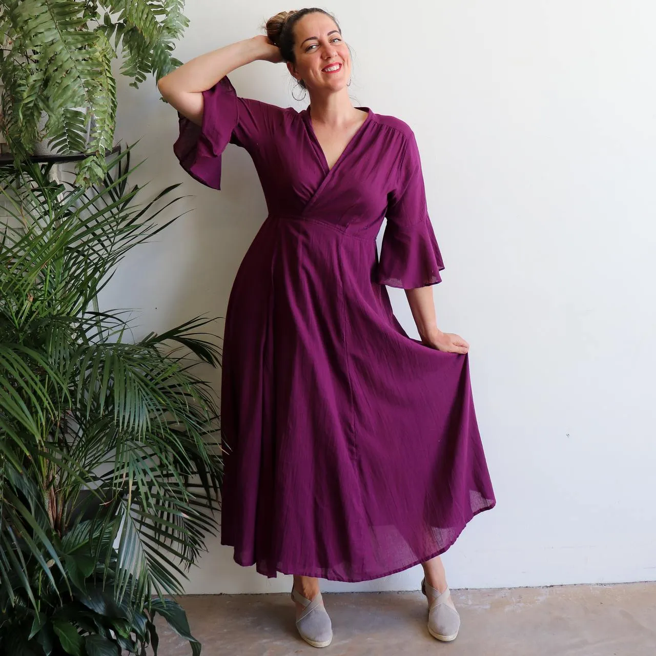 Cabana Cotton Wrap Dress