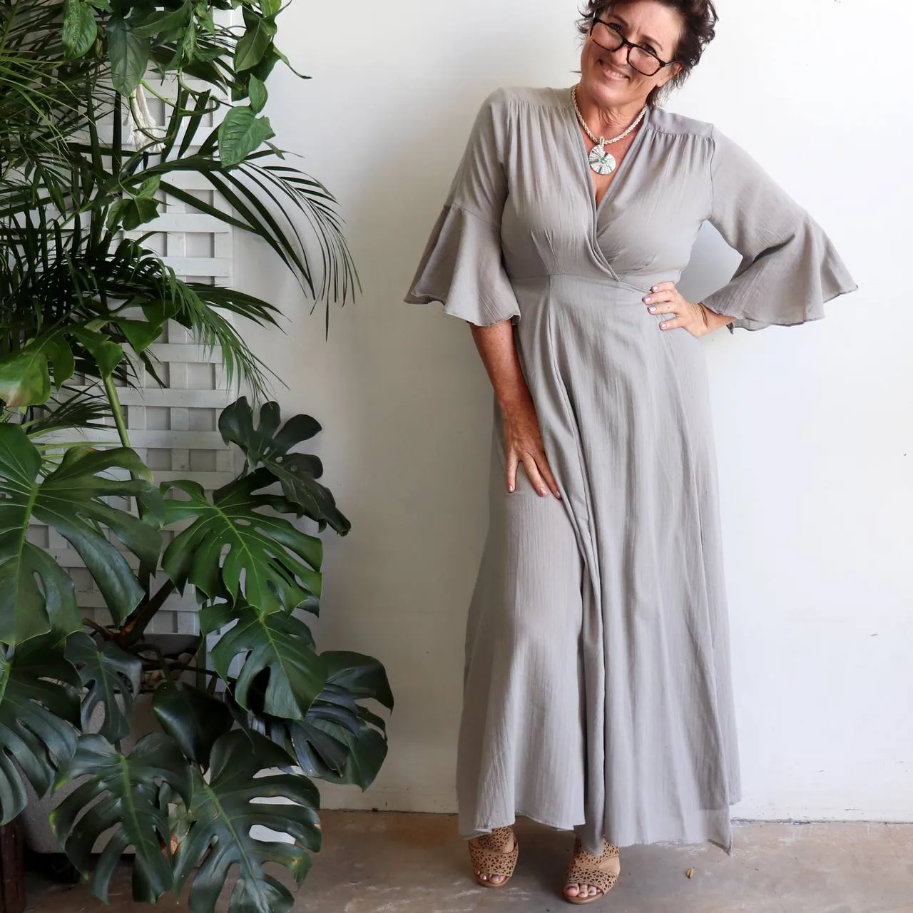 Cabana Cotton Wrap Dress