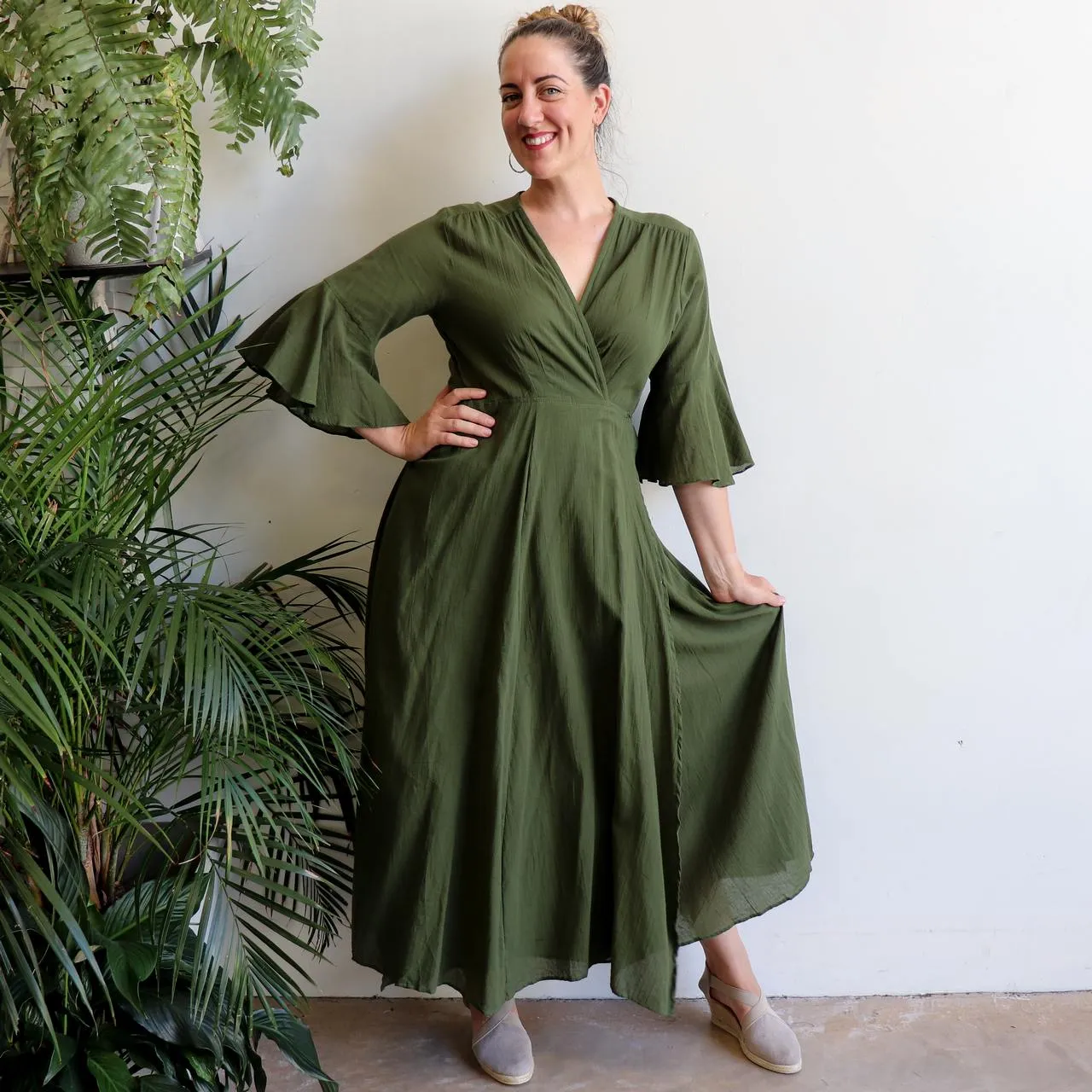 Cabana Cotton Wrap Dress