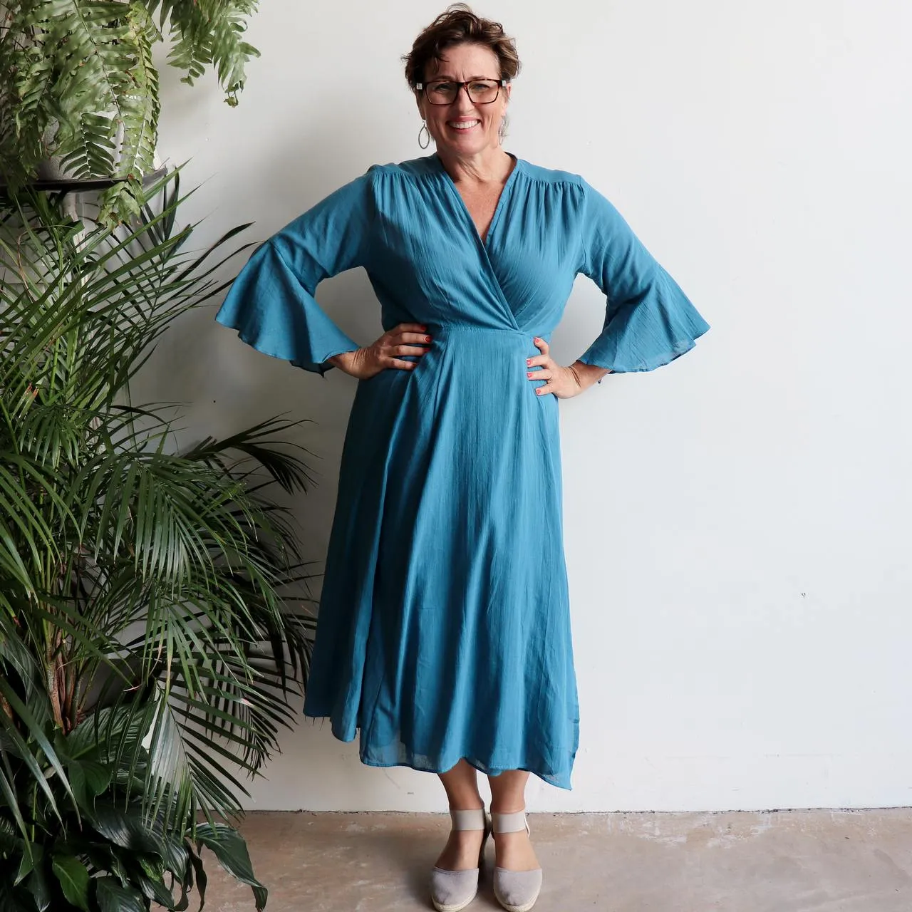 Cabana Cotton Wrap Dress