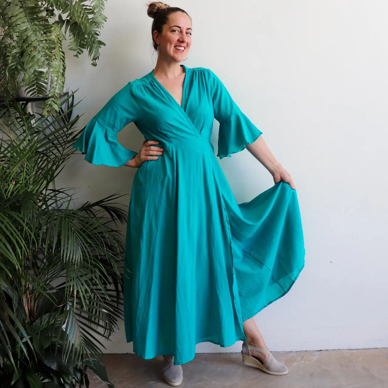 Cabana Cotton Wrap Dress