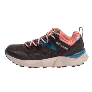 Columbia Women's Hiking Sneakers Waterproof, Brown/Pink