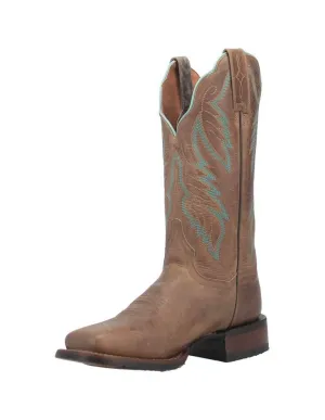 Dan Post Western Boots Womens Kendall Square Toe Tan DP4989