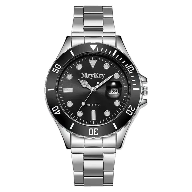 Fashion Mens Stainless Steel Quartz Watches