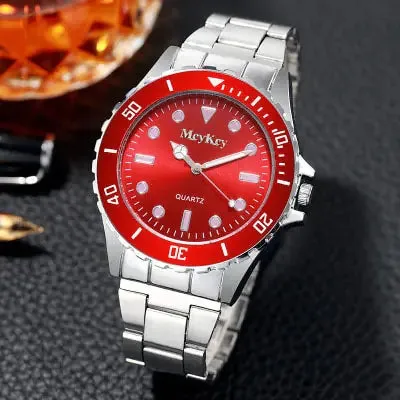 Fashion Mens Stainless Steel Quartz Watches