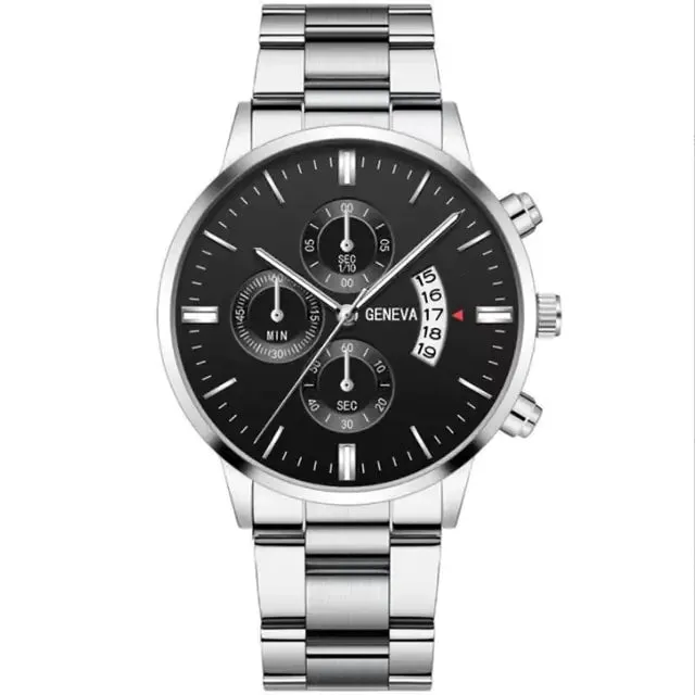 Fashion Mens Stainless Steel Quartz Watches