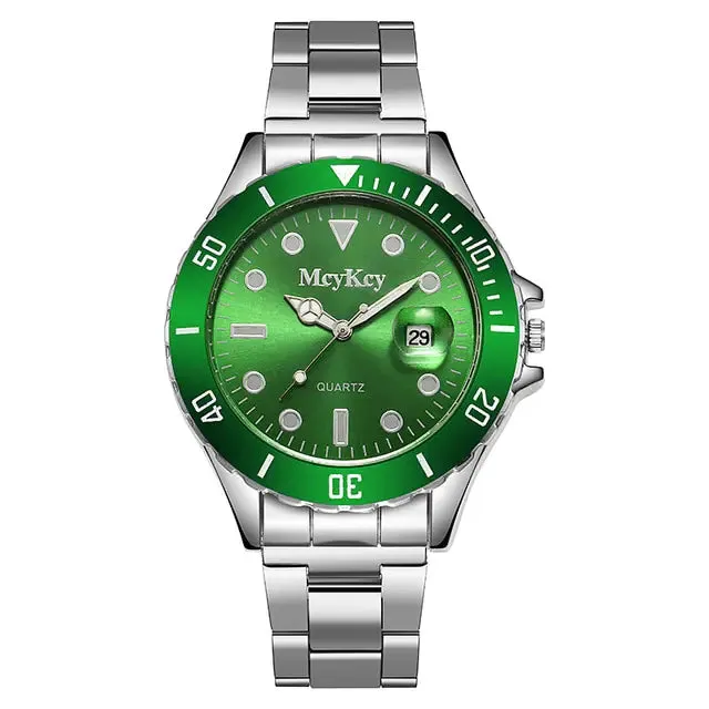 Fashion Mens Stainless Steel Quartz Watches