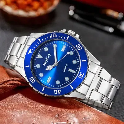 Fashion Mens Stainless Steel Quartz Watches