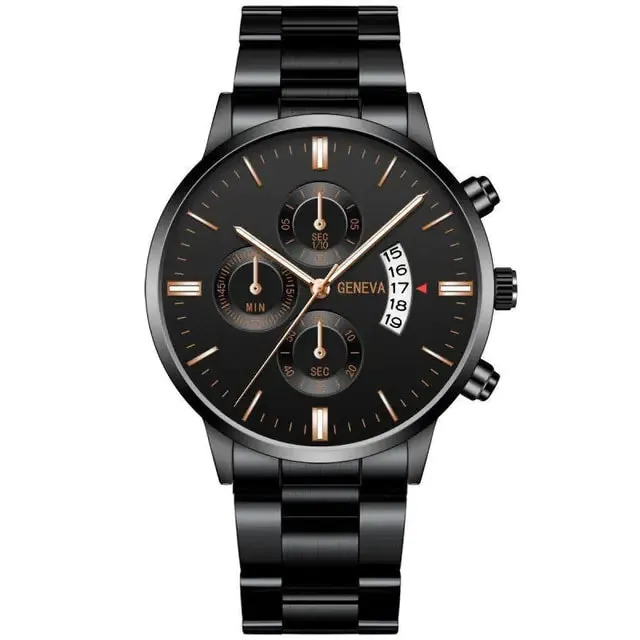 Fashion Mens Stainless Steel Quartz Watches