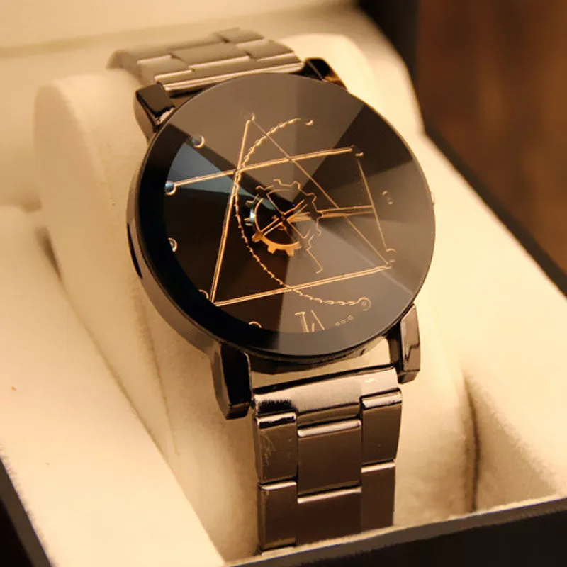 Fashion Stainless Steel Analog WristWatch