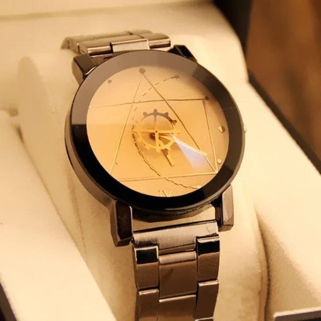 Fashion Stainless Steel Analog WristWatch