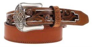 Hooey "Maverick" Natural/Tan Classic Belt for Men