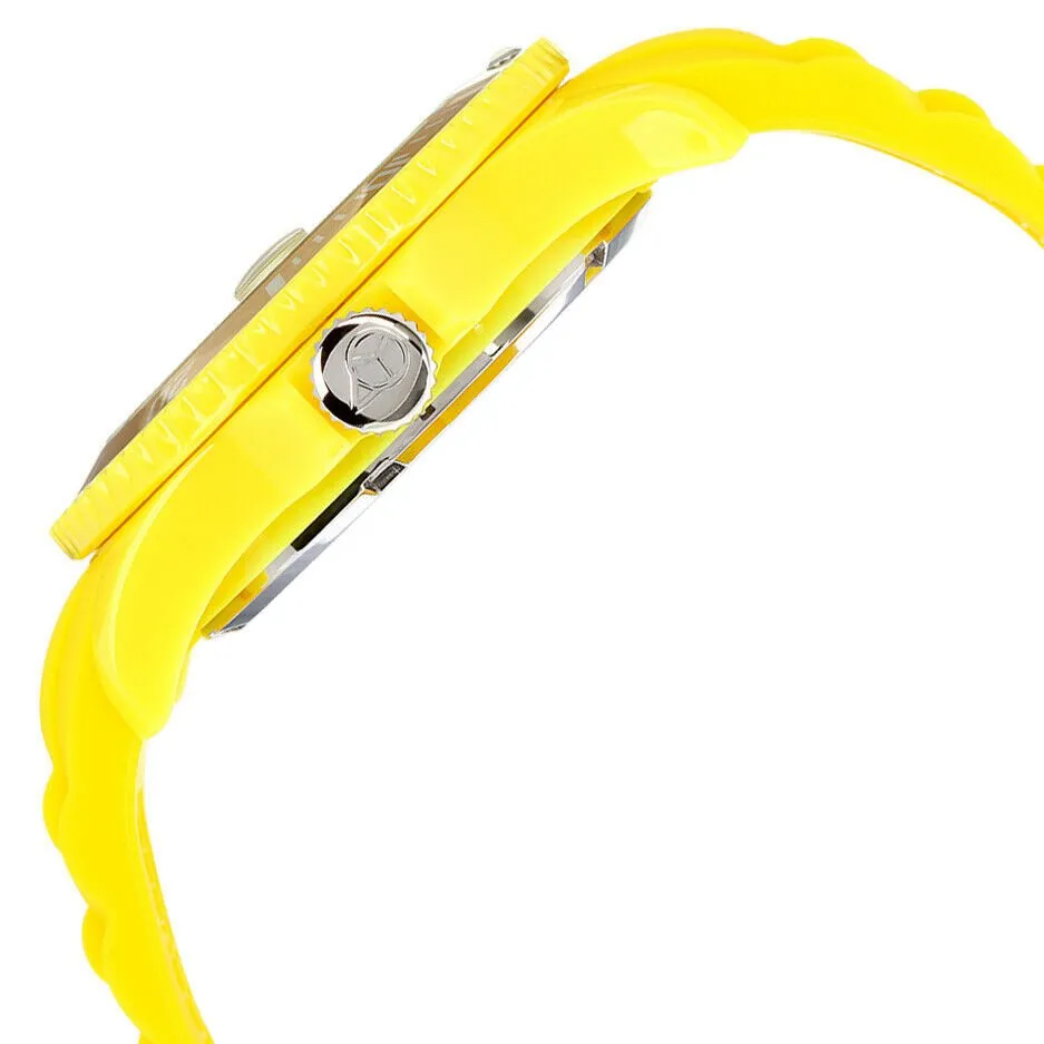 Ice-Watch Ice-Forever Sili Collection Polyamide & Silicon Mens Yellow Watch SI.YW.B.S.09