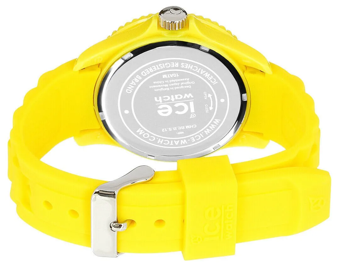 Ice-Watch Ice-Forever Sili Collection Polyamide & Silicon Mens Yellow Watch SI.YW.B.S.09