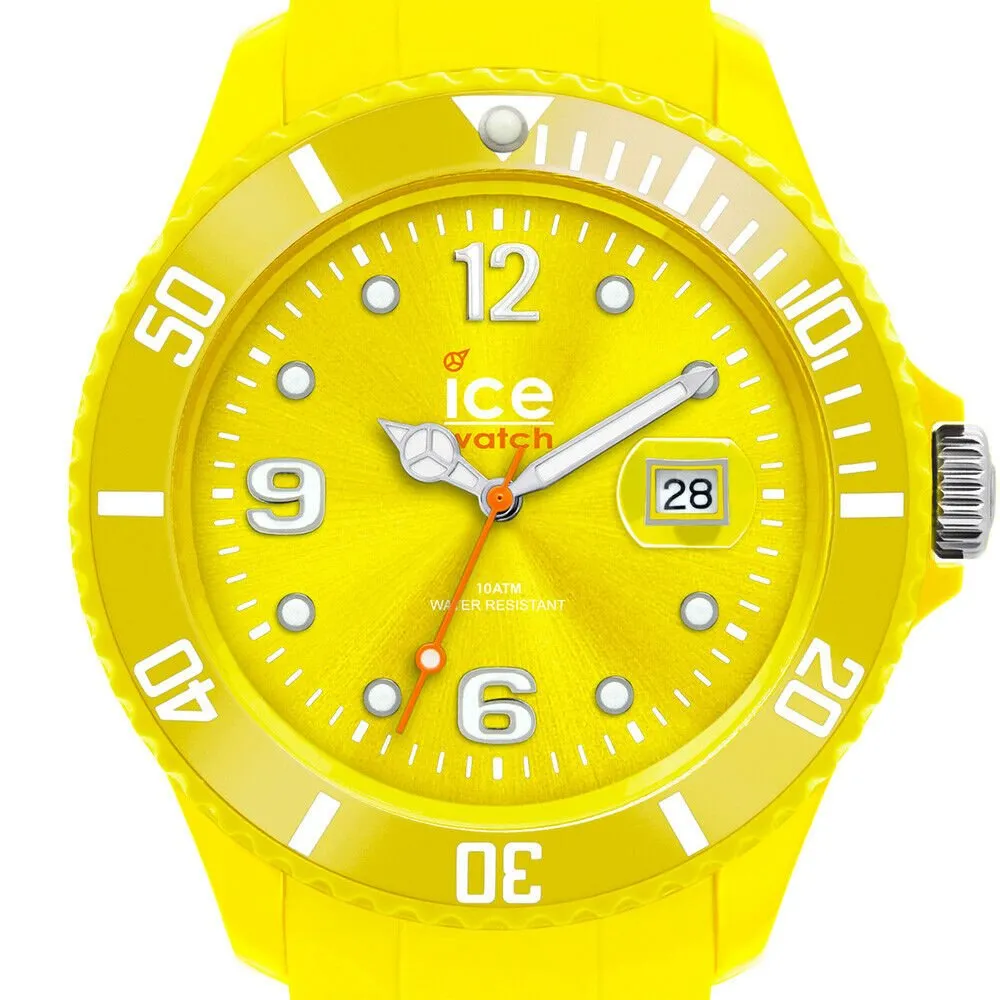 Ice-Watch Ice-Forever Sili Collection Polyamide & Silicon Mens Yellow Watch SI.YW.B.S.09