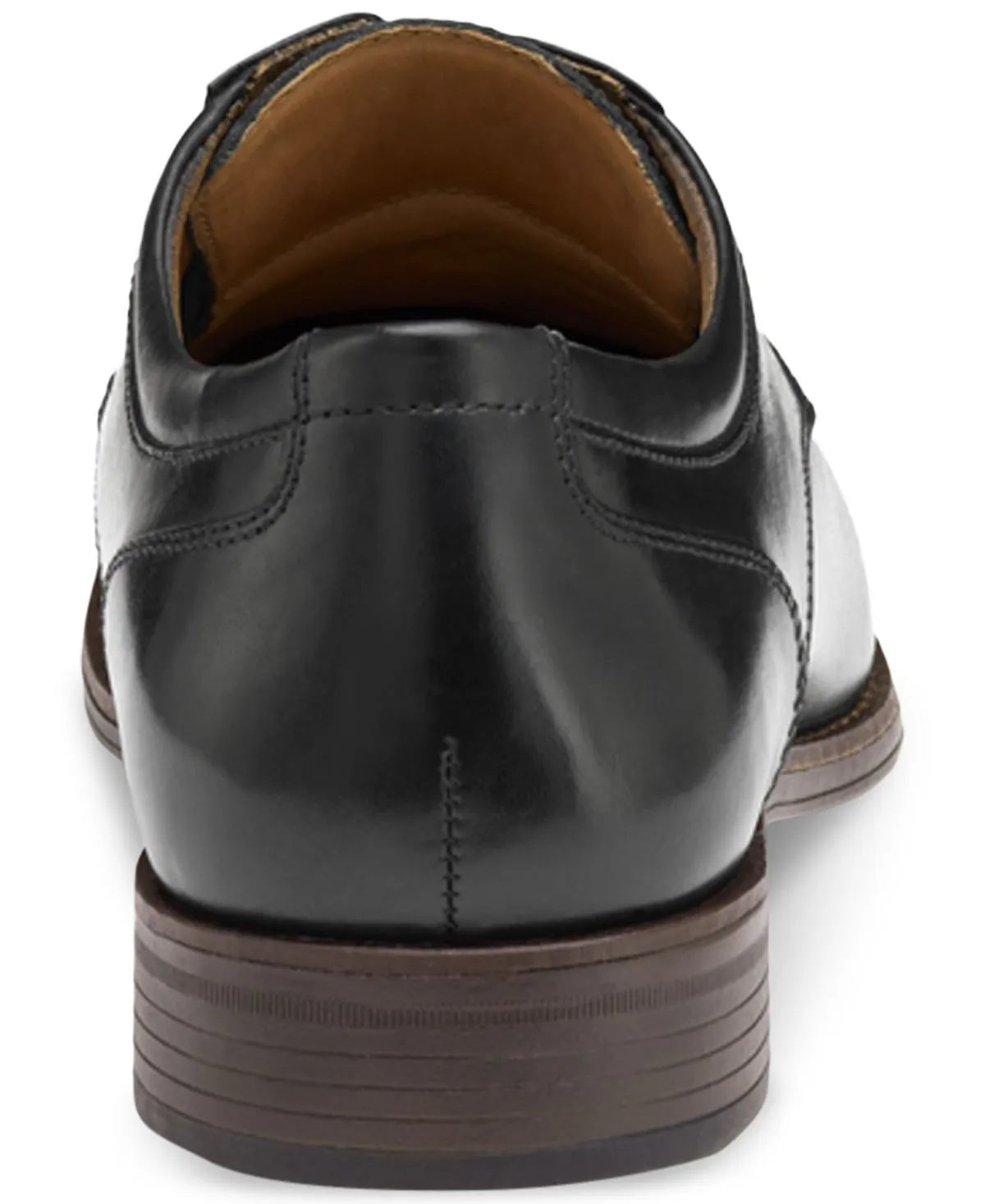 Johnston & Murphy Men's Plain Toe Lewis Dress Shoes, Black