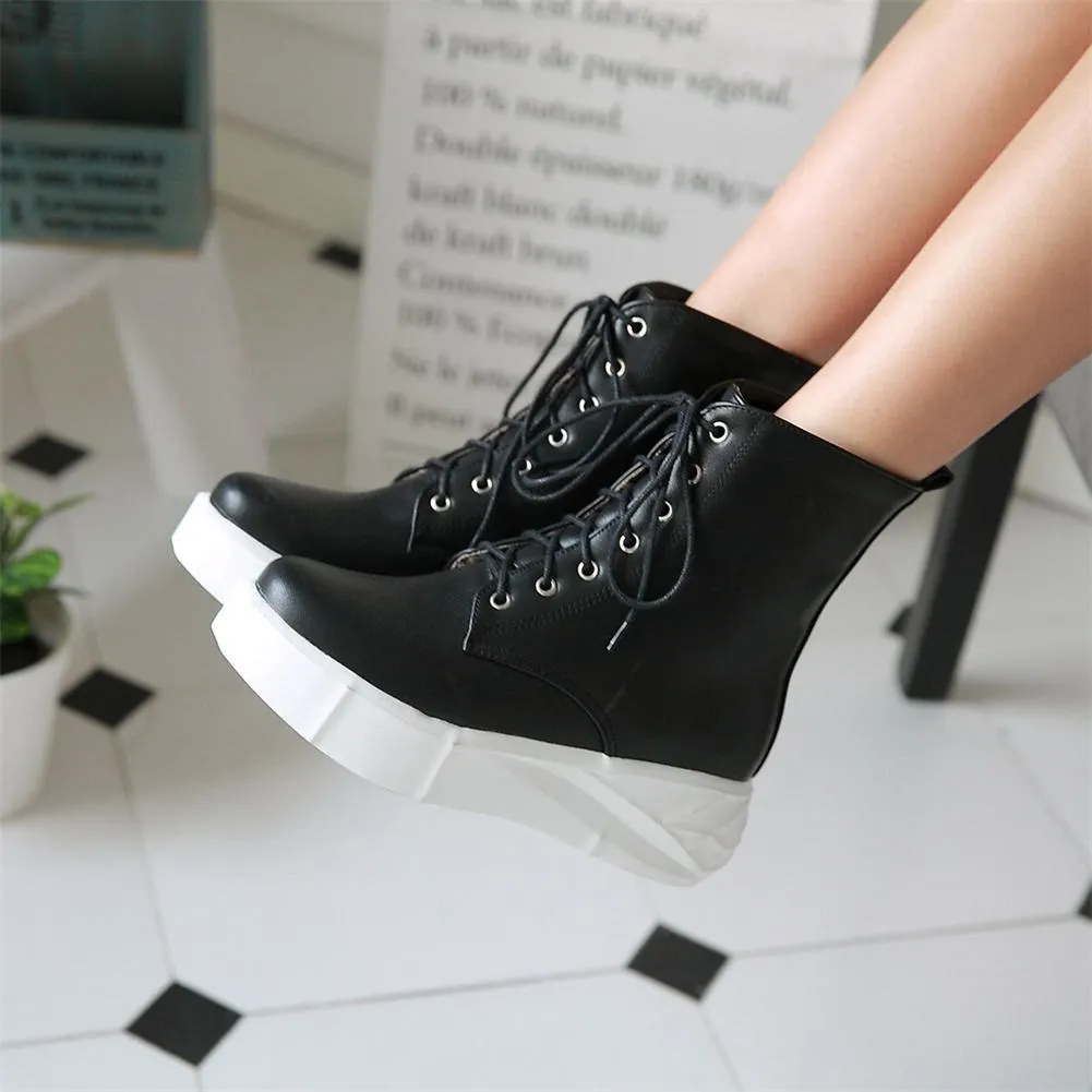 leisure lace up fashion Boots