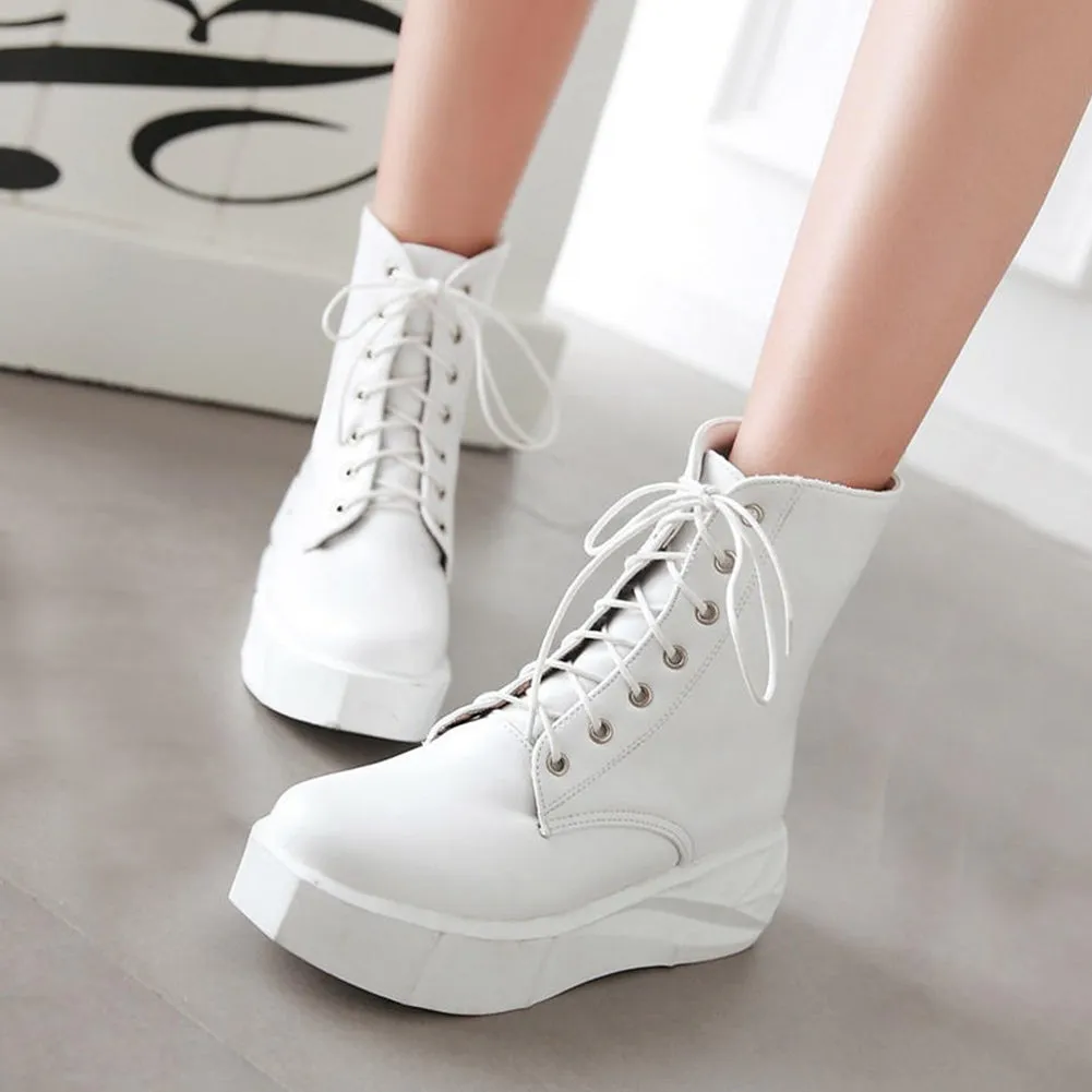 leisure lace up fashion Boots