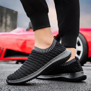 Men's Shoes Mesh Fly Woven Sports Casual Running Shoes