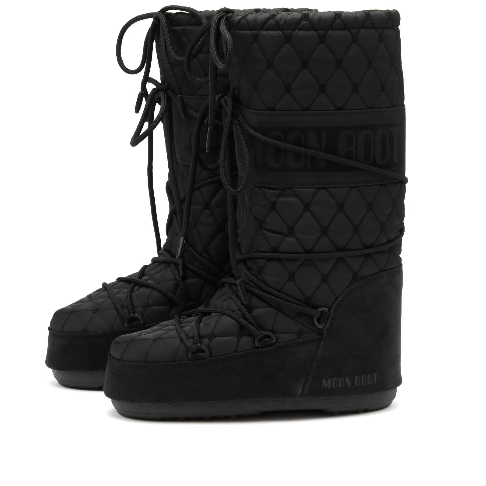 Moon Boot Icon Quilted, black