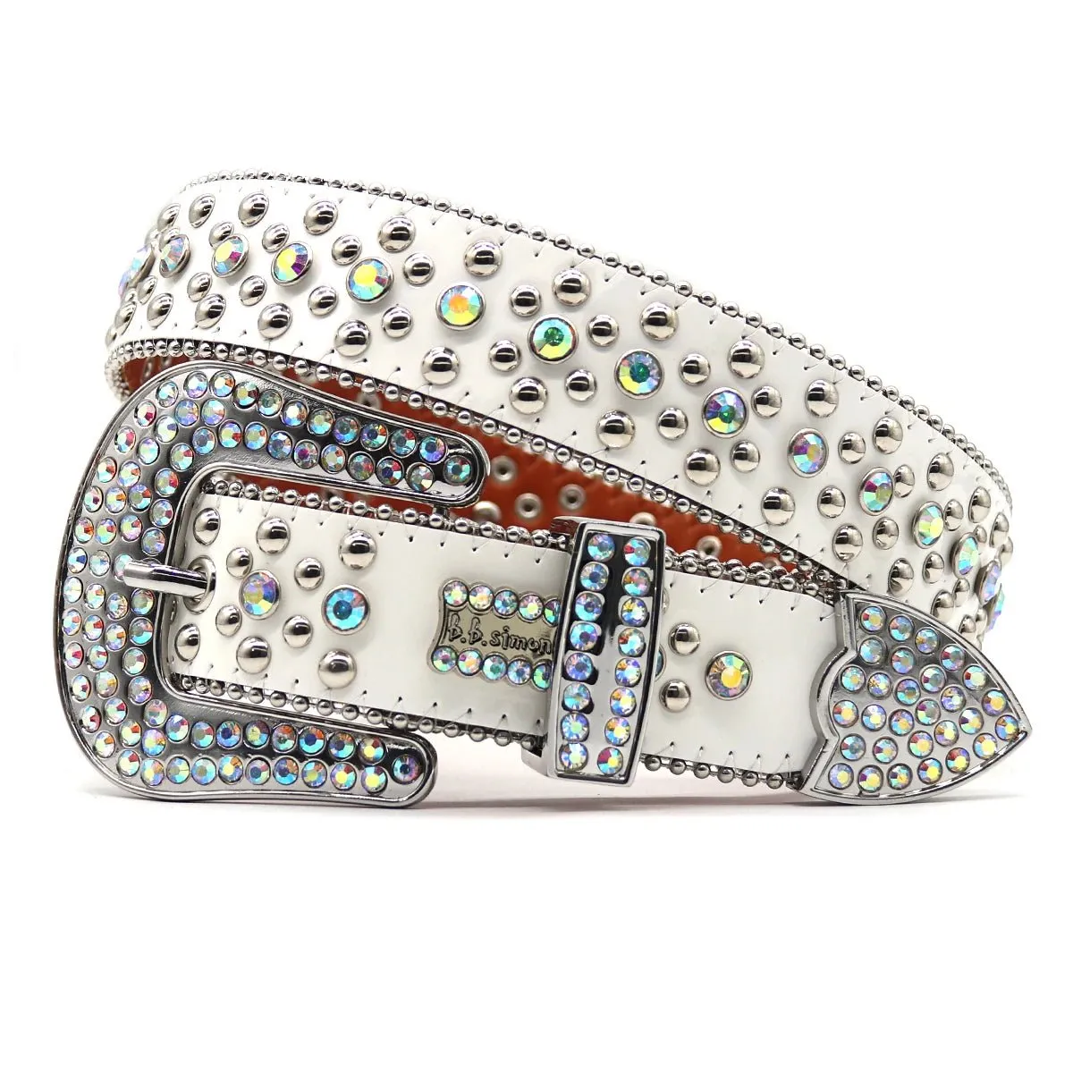 NOWISBB Y2K Rhinestone Belt – Western Cowgirl Bling Designer