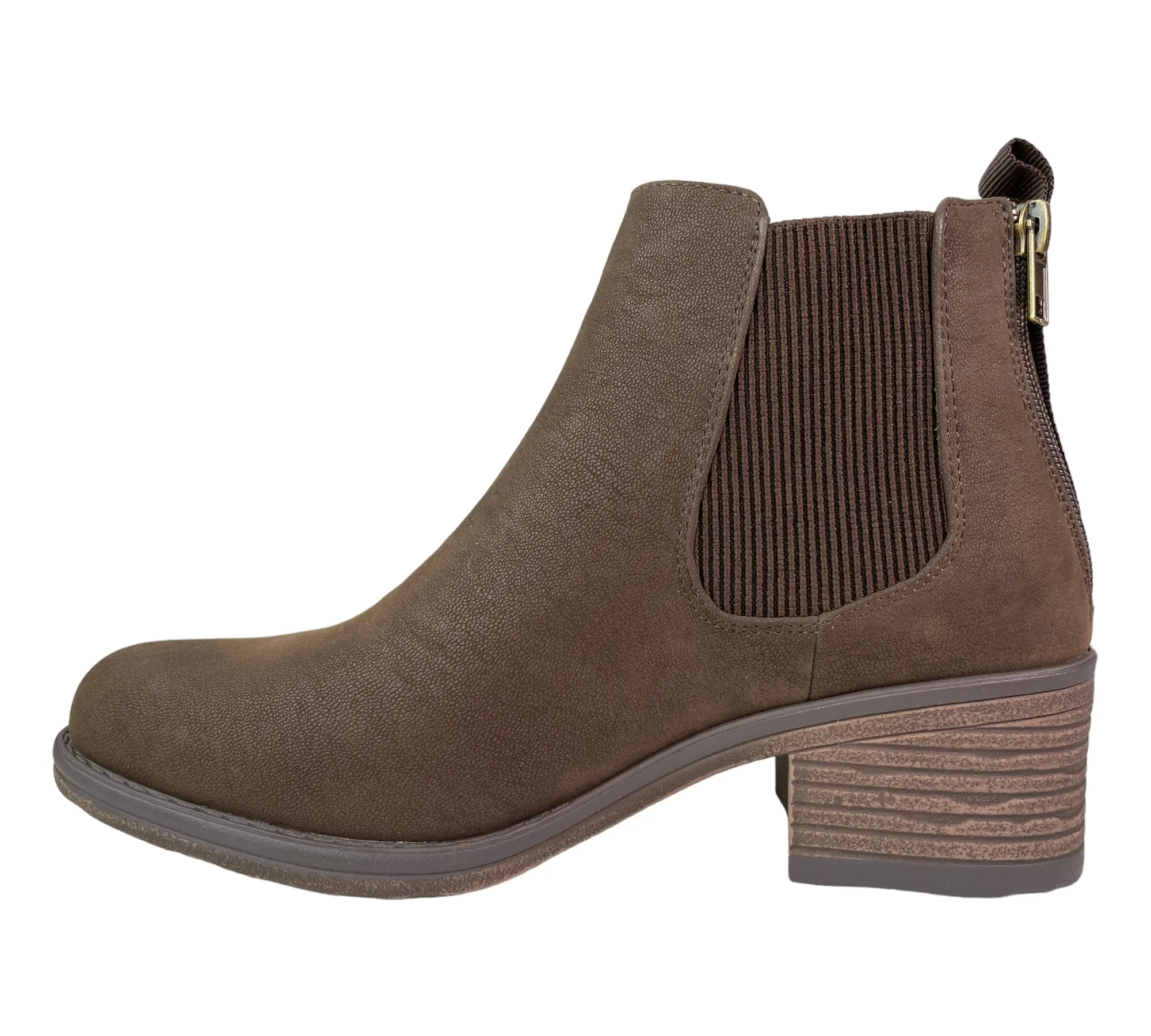 Pierre Dumas Gossip Bootie in Brown