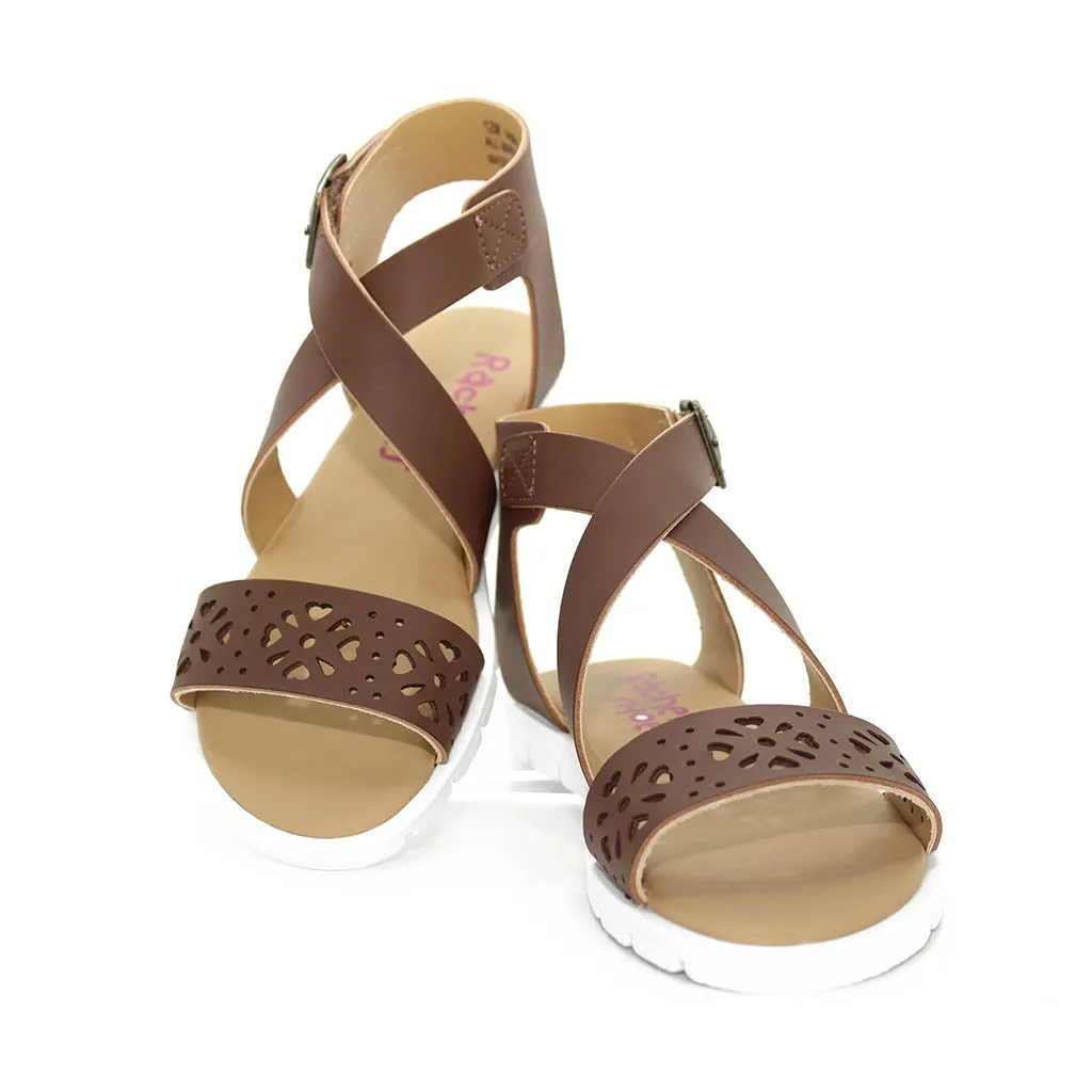 Rachel Jessica Sandals Brown Toddlers Kids Girls - Kids Shoes