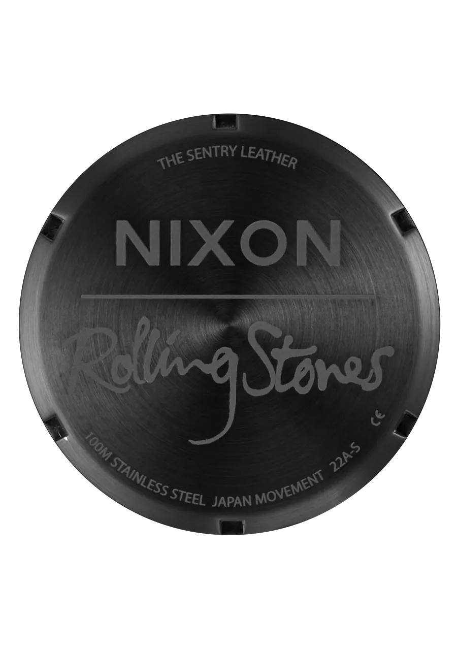 Rolling Stones Sentry Leather - All Black