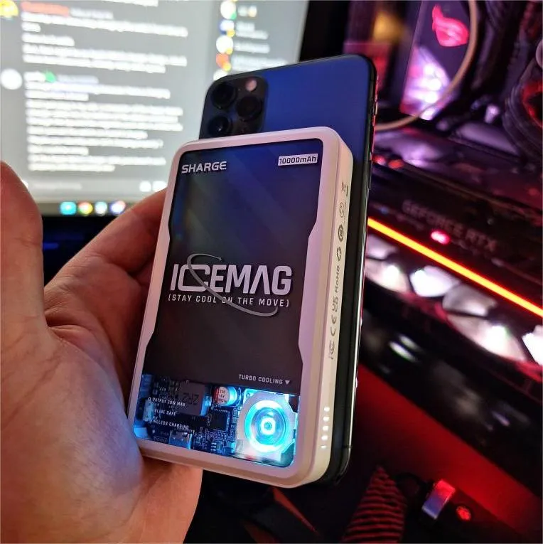 Sharge Icemag (10,000mAh 5A 20W MagSafe)