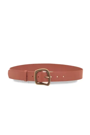 Simone Waist Belt in Cognac Nappa Leather