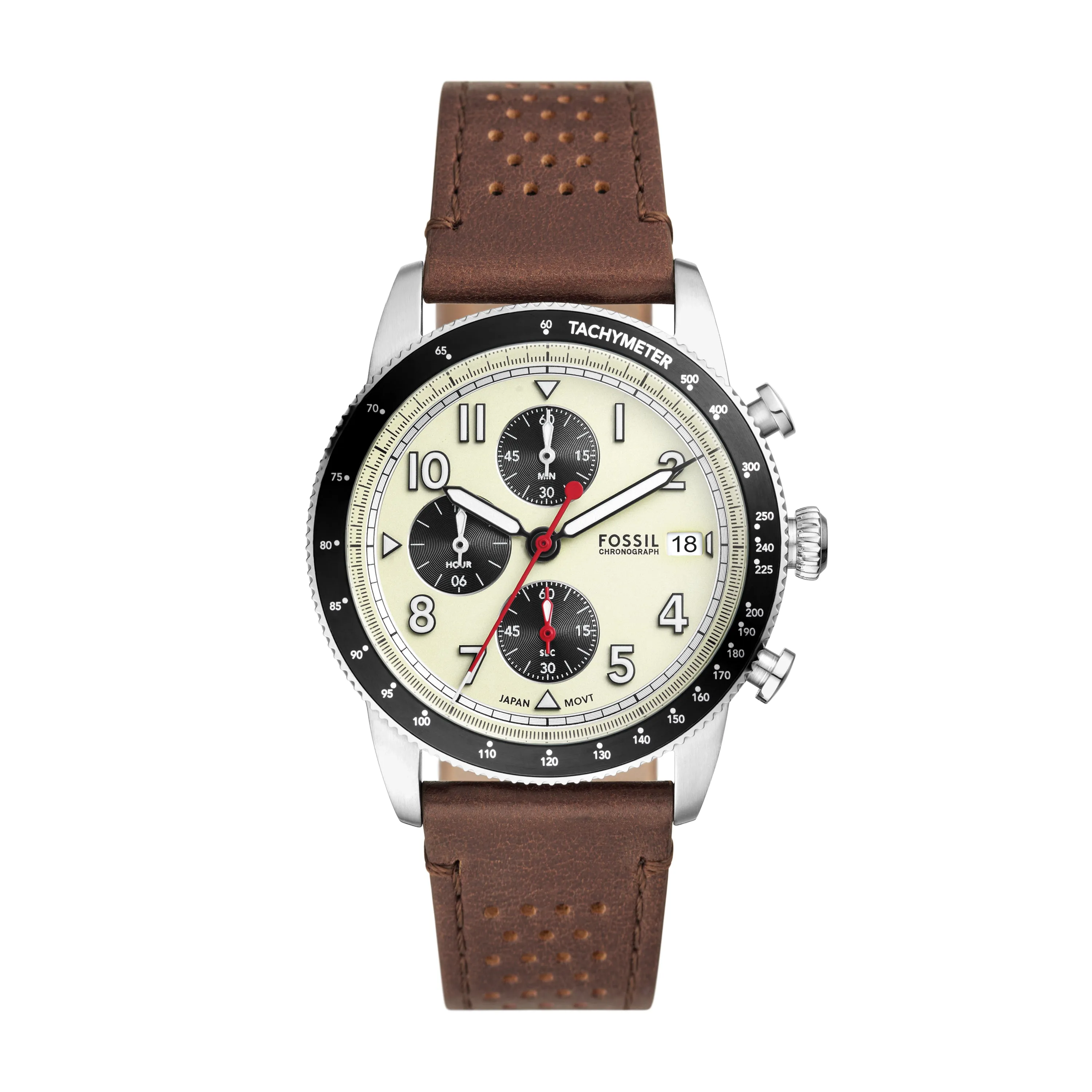 Sport Tourer Chronograph Brown LiteHide™ Leather Watch