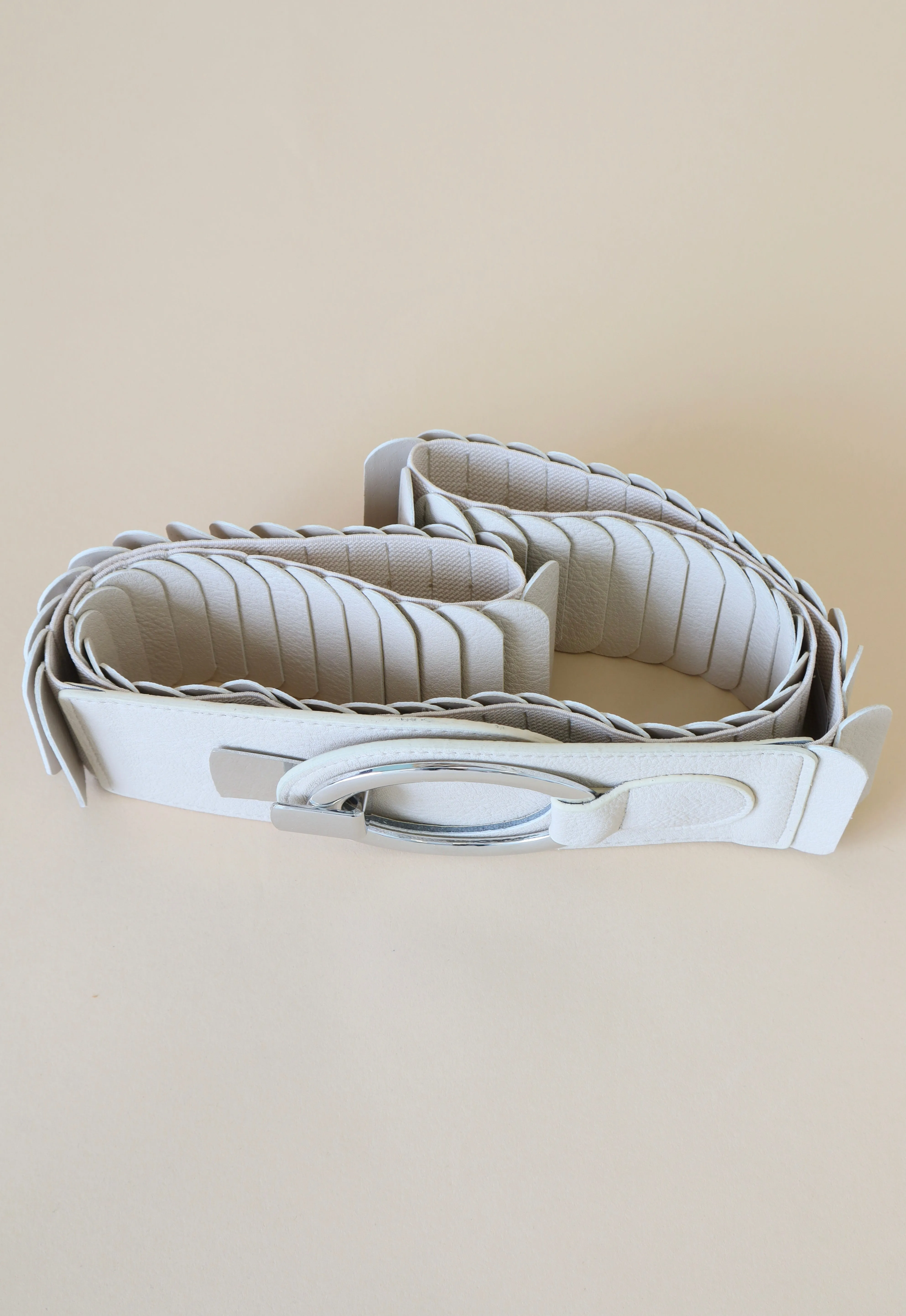 Stretch Belt in Beige