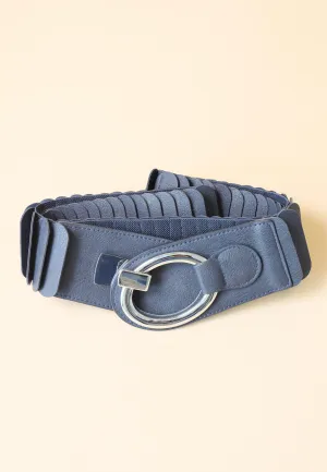 Stretch Belt in Dark Blue