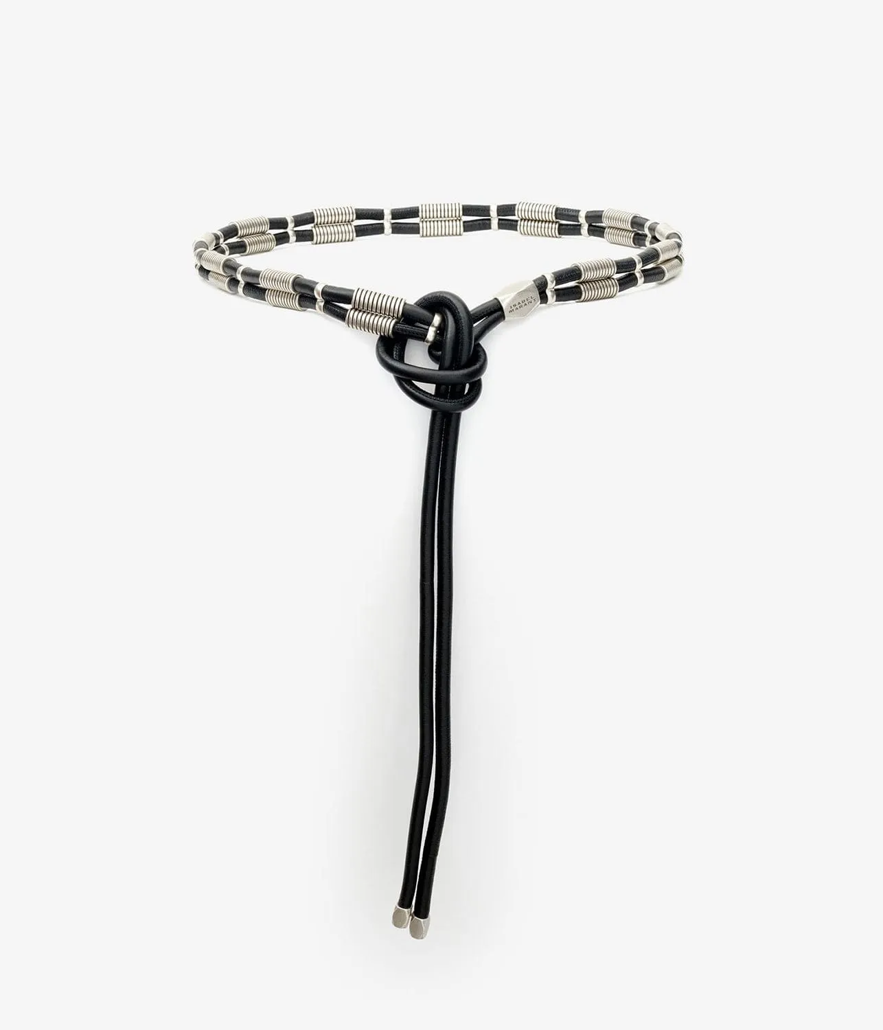 SWEN BELT- BLACK/SILVER