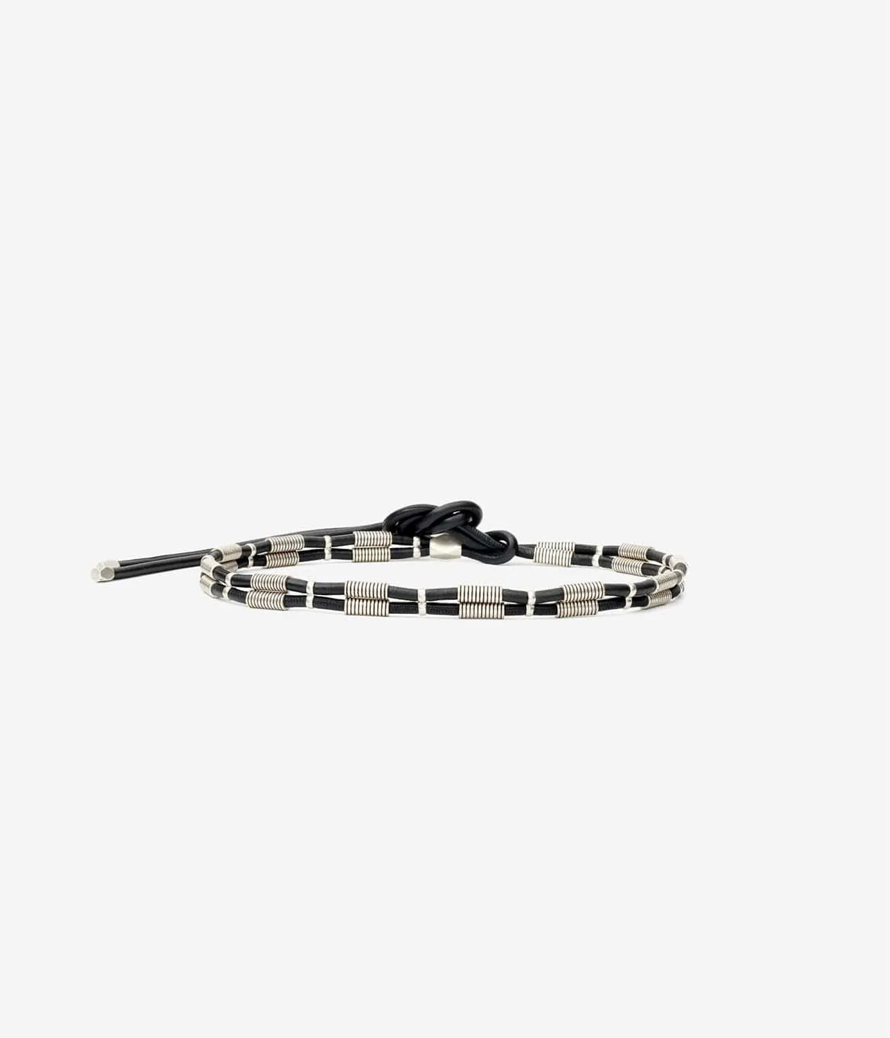 SWEN BELT- BLACK/SILVER