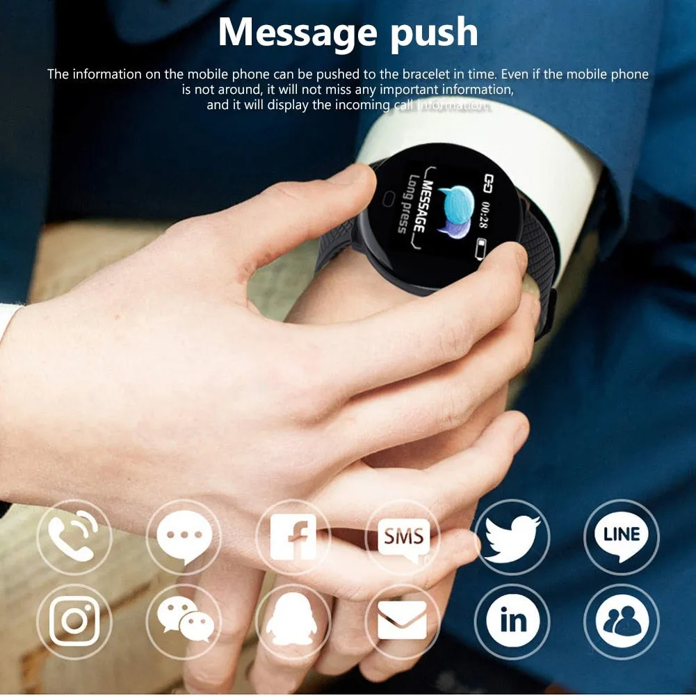 The New D19 Bluetooth Smart Watch (Heart Rate Monitoring, Blood Oxygen Measure and More)