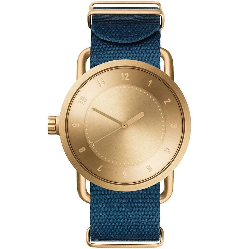 TID No.1 Gold Dial / Green Nylon Strap / Gold Buckle