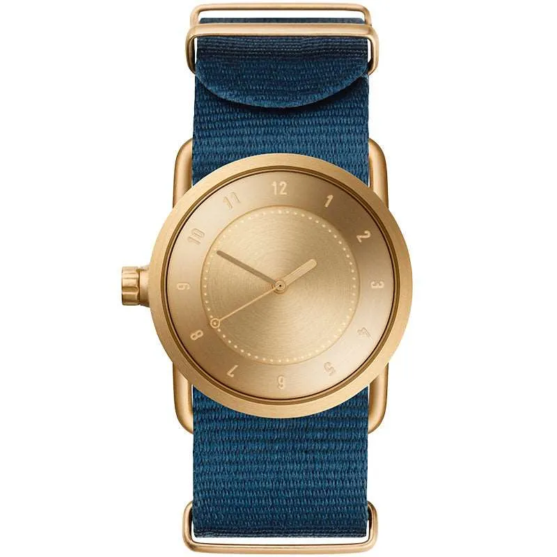 TID No.1 Gold Dial / Green Nylon Strap / Gold Buckle