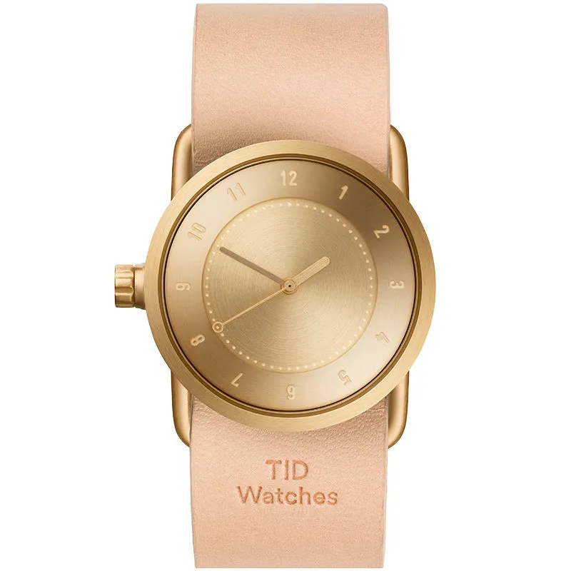 TID No.1 Gold Dial / Green Nylon Strap / Gold Buckle