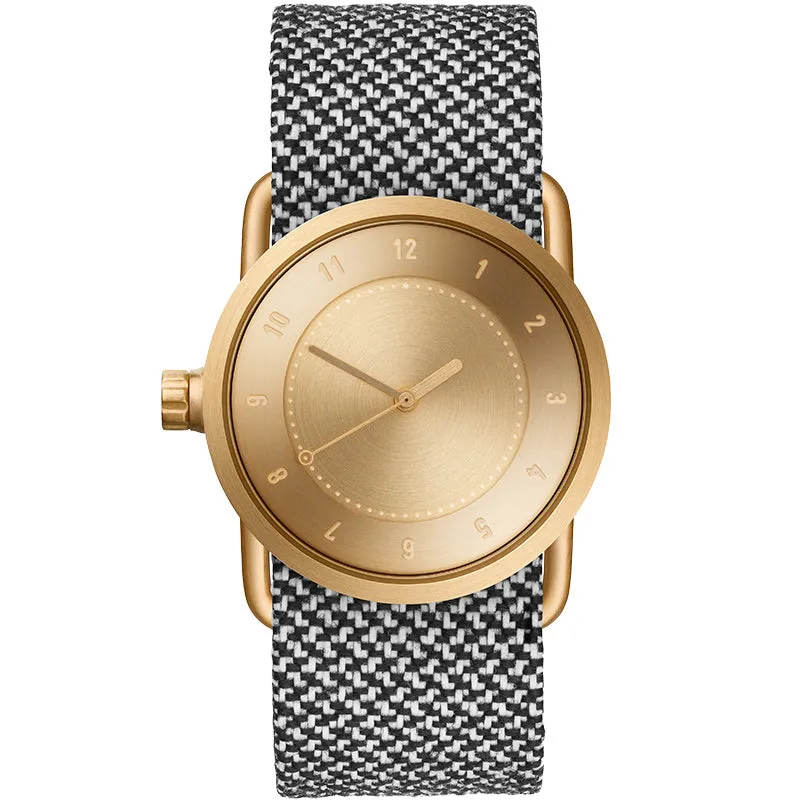 TID No.1 Gold Dial / Green Nylon Strap / Gold Buckle