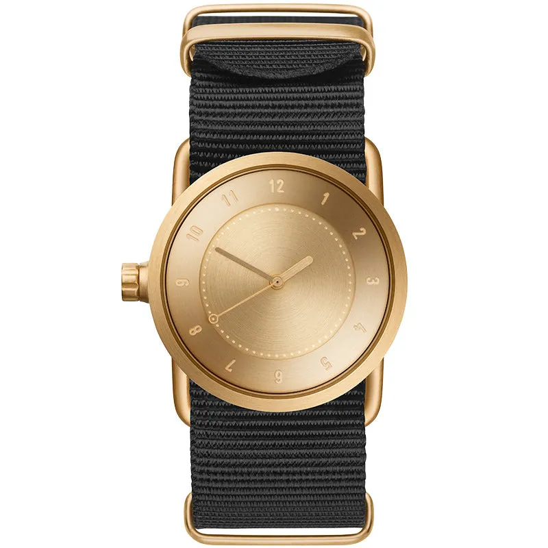 TID No.1 Gold Dial / Green Nylon Strap / Gold Buckle